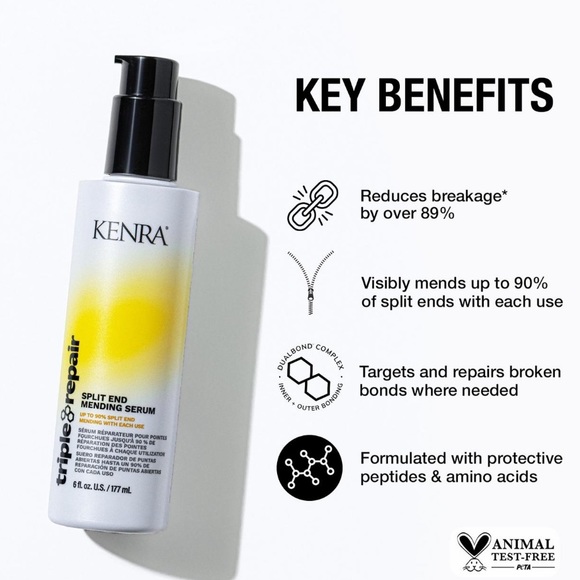 Kenra Professional Triple Repair Split End Mending Serum 🪞 NEW Styling - Picture 2 of 7